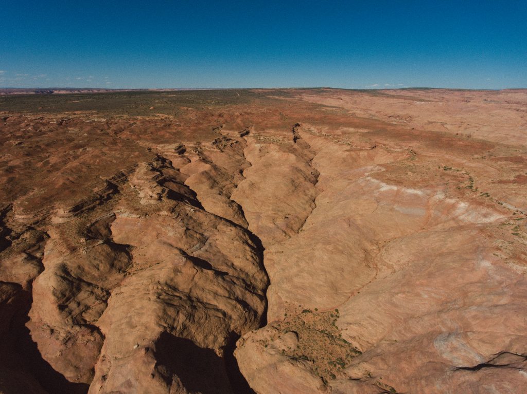 Leprechaun Canyon. From left to right: Right Fork, Middle Fork, Left Fork.